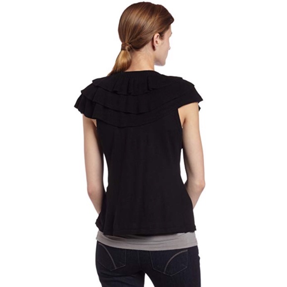 Romeo & Juliet Couture Ruffled Vest - Picture 2 of 7